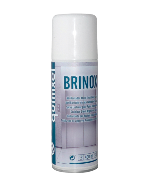 BRINOX SPRAY - Abrilhantador para aço inoxidável em spray