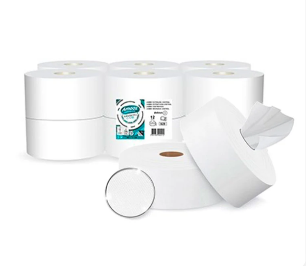 Amoos Industrial Centerpull Toilet Paper - 180 Meters