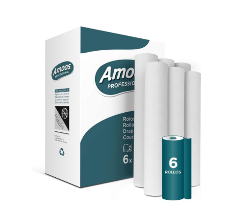 Rolos Papel Marquesa 2F Amoos Pack 6un