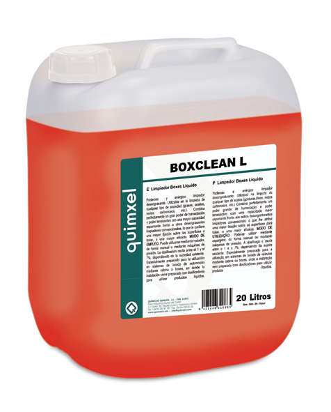 BOXCLEAN L - Hochwirksamer, flüssiger Entfetter