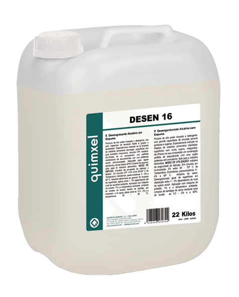 DESEN 16 – Desengordurante Alcalino sem Espuma