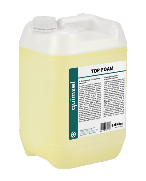 TOP FOAM - Detergente espumante de elevada alcalinidade