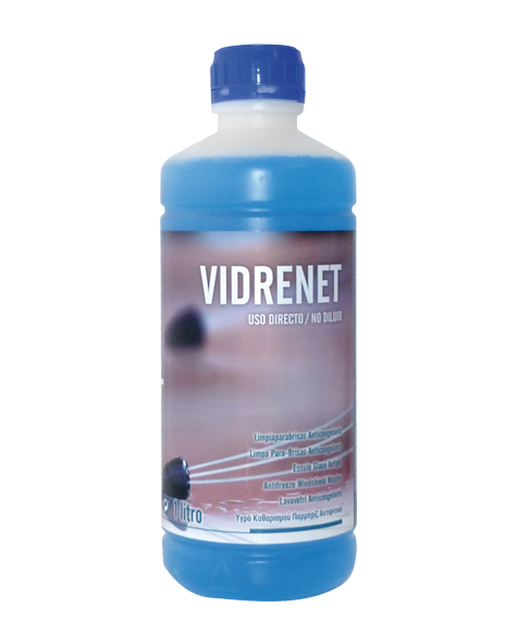 VIDRENET - Líquido Anticongelante para Limpa-Para-brisas